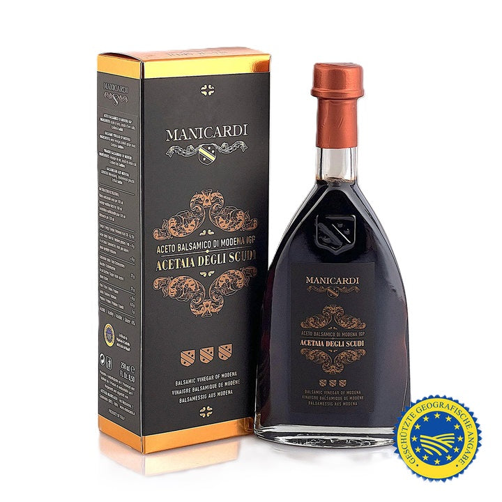 Balsamico-Essig aus Modena I.G.P. 3 Scudi - ohne Farbstoffe 100% natürlich