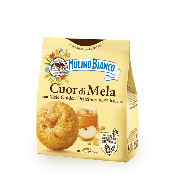 Gebäck mit Apfelfüllung Cuor di Mela Mulino Bianco, 300 g