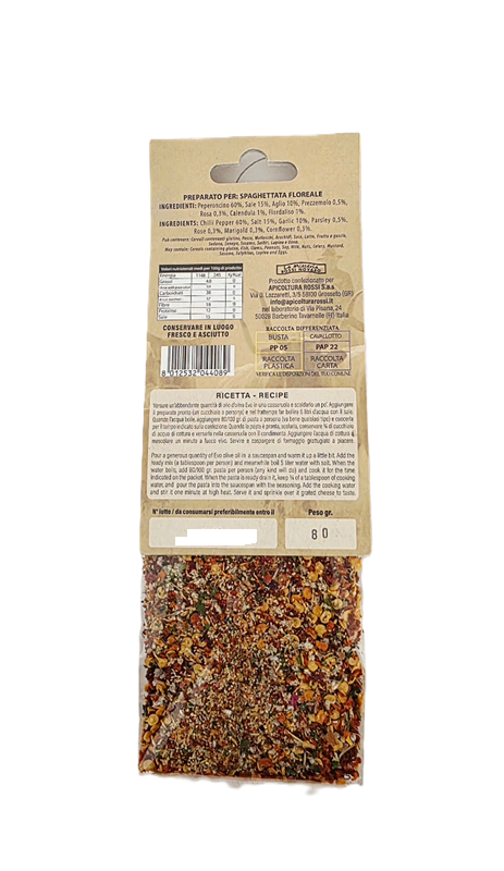Gewürzmischung für Pasta Blumig, 80 g