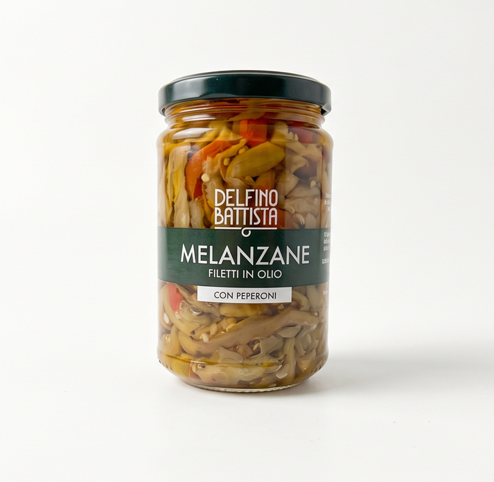 Krájené lilky s paprikou ve slunečnicovém oleji, 290 g