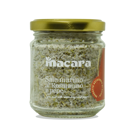 Sizilianisches Meersalz mit Rosmarin und Pfeffer, 300 g