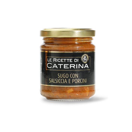 Rajčatová omáčka s klobásou a hříbky, 180 g