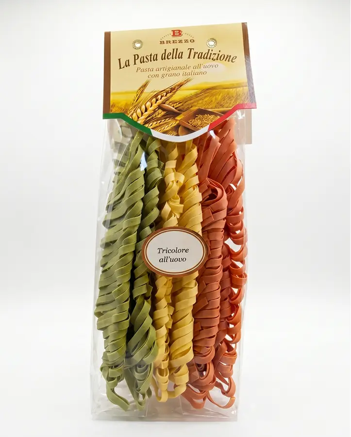 Dreifarbige Eier-Tagliatelle, 250 g