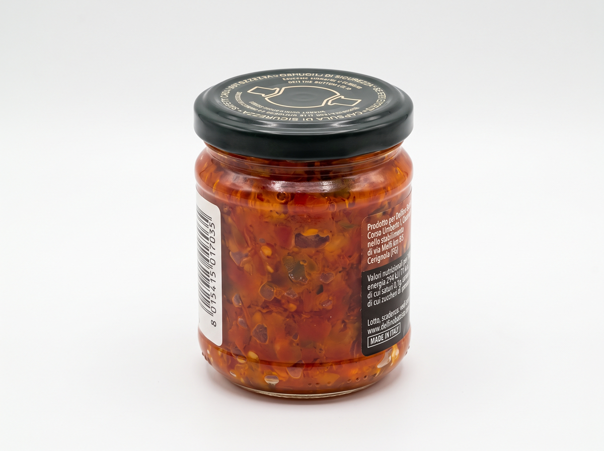 Gehackte Chilischoten in Sonnenblumenöl, 190 g