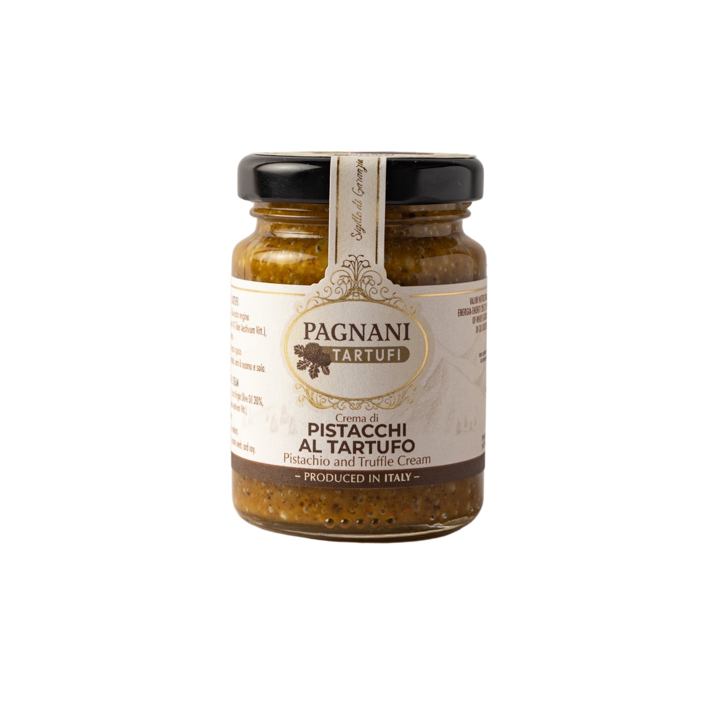 Crema di pistacchi con tartufo estivo