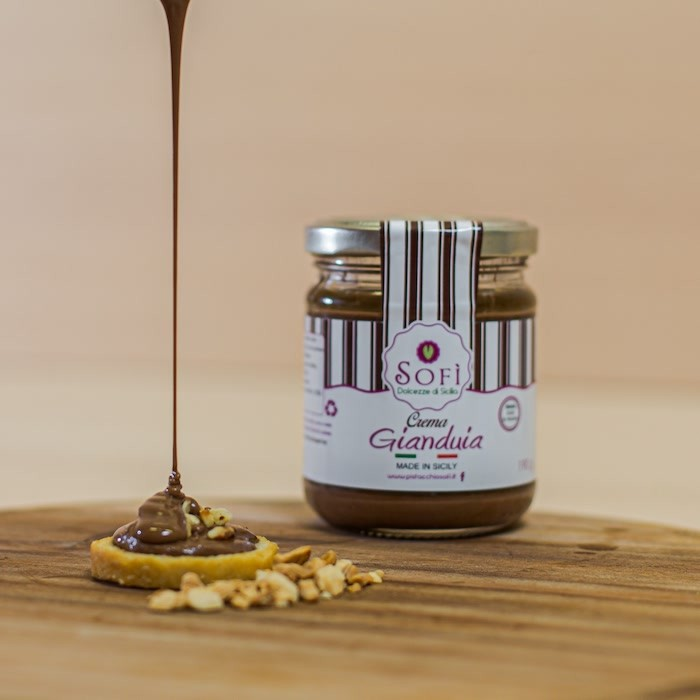 Haselnuss-Kakao-Creme - ohne Palmöl, 190 g (Gianduia-Creme)