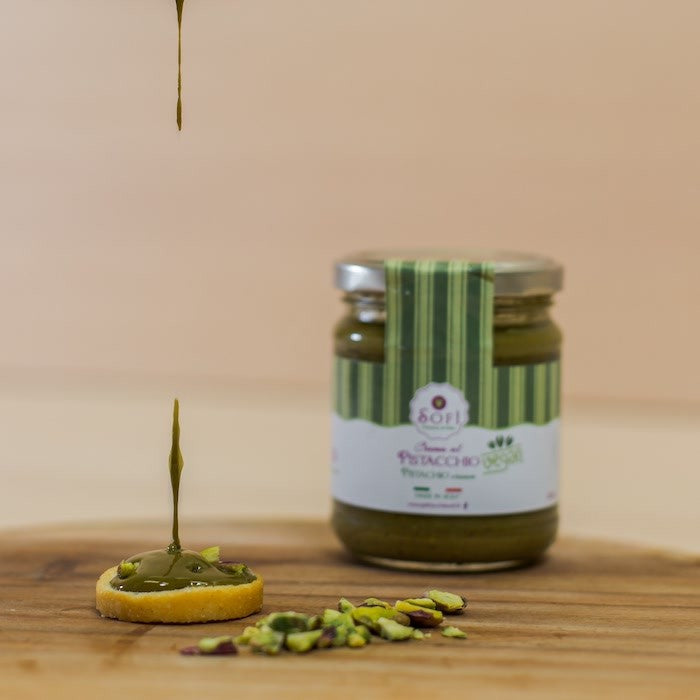 Vegane Pistaziencreme, 100 g - laktosefrei, 100% natürlich, ohne Emulgatoren, Farbstoffe und Palmöl