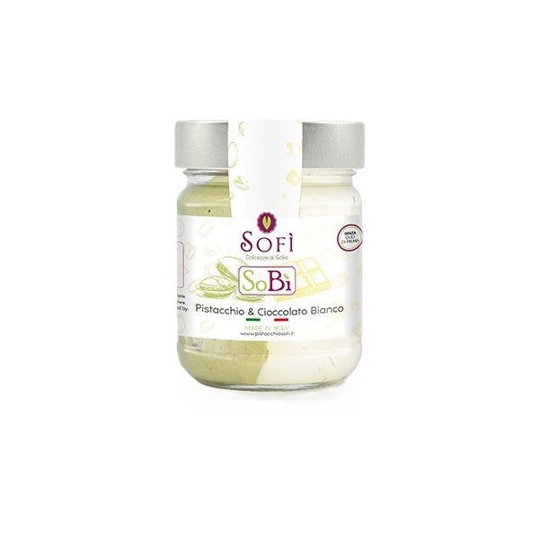 Pistaziencreme und weiße Schokolade - ohne Palmöl, 190 g