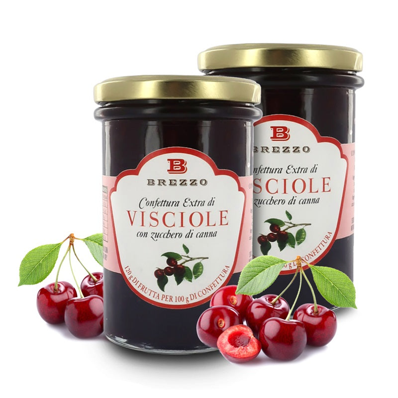 Kirschkonfitüre extra, 350 g (120 g Obst pro 100 g Marmelade) TOP ITALIAN FOOD 2024