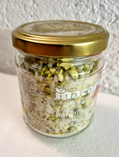 Sicilian sea salt with pistachios, 200 g