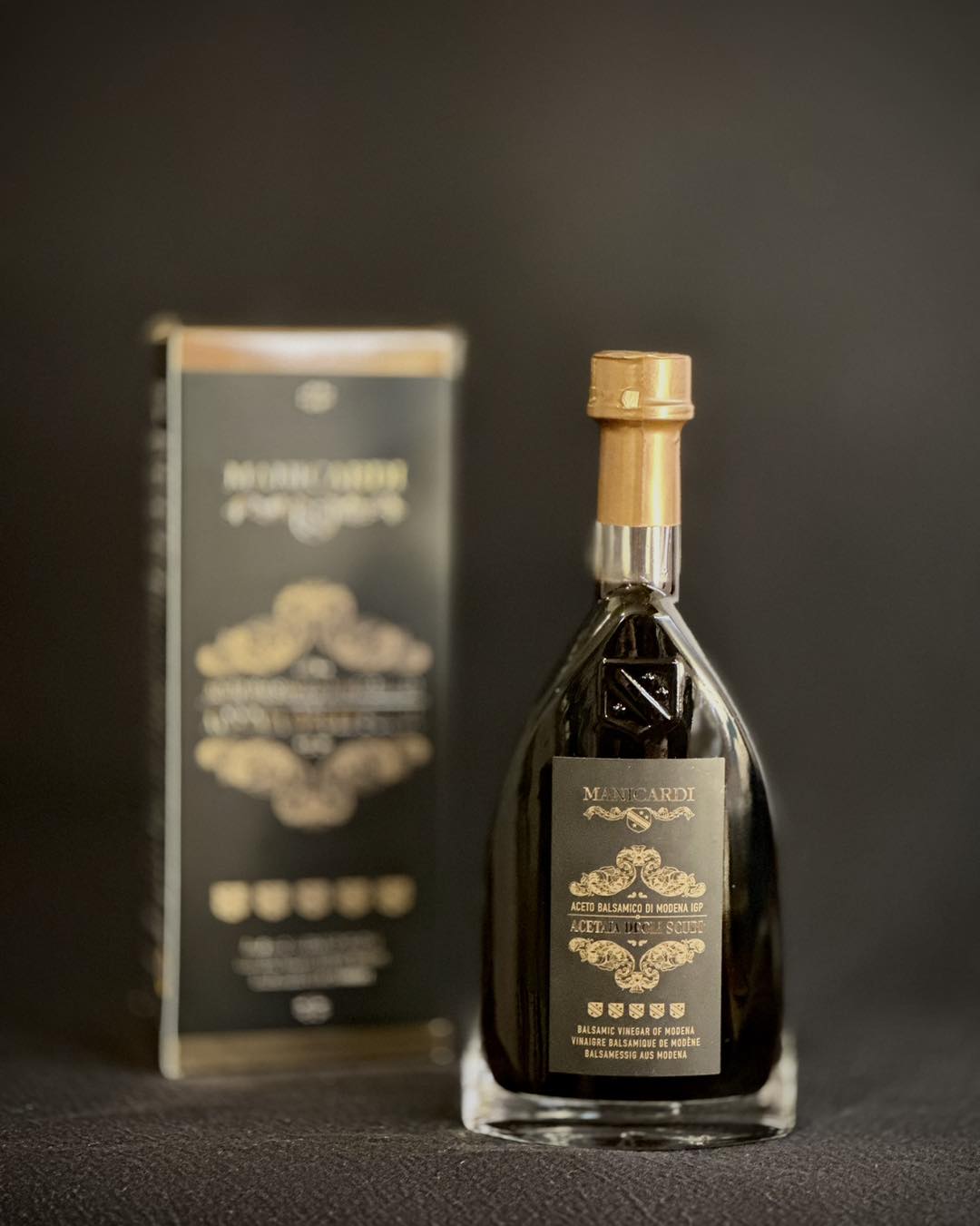 Balsamic vinegar of Modena IGP 5 Scudi, 250 ml - no dyes 