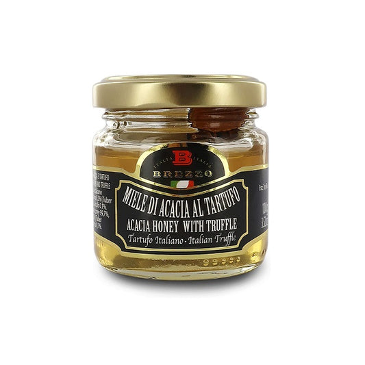 Italian Acacia honey with pieces of black truffle, 100g