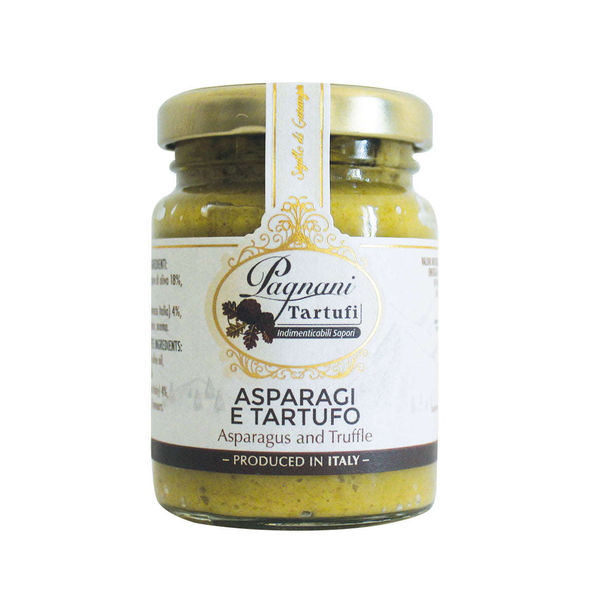 Asparagus cream with black truffle