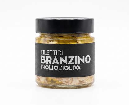 Filety z mořského vlka v olivovém oleji, 200 g (Filetti di Branzino)