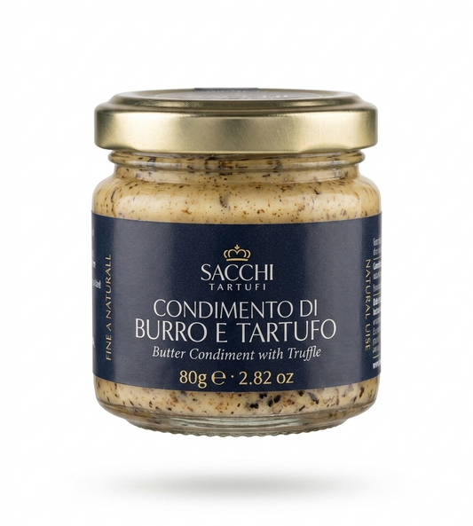 Truffle butter with pieces of white truffle 15% - 80 g
