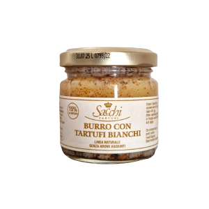 Truffle butter with pieces of white truffle 15% - 80 g