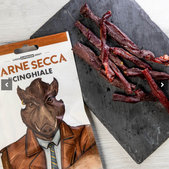 Superior Wild Boar Jerky, 40 g - 100% natural