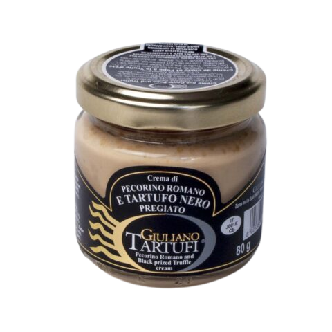 Crema di Pecorino Romano DOP e tartufo nero pregiato