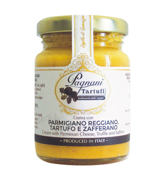 Crema di Parmigiano Reggiano con Tartufo Bianchetto e Zafferano