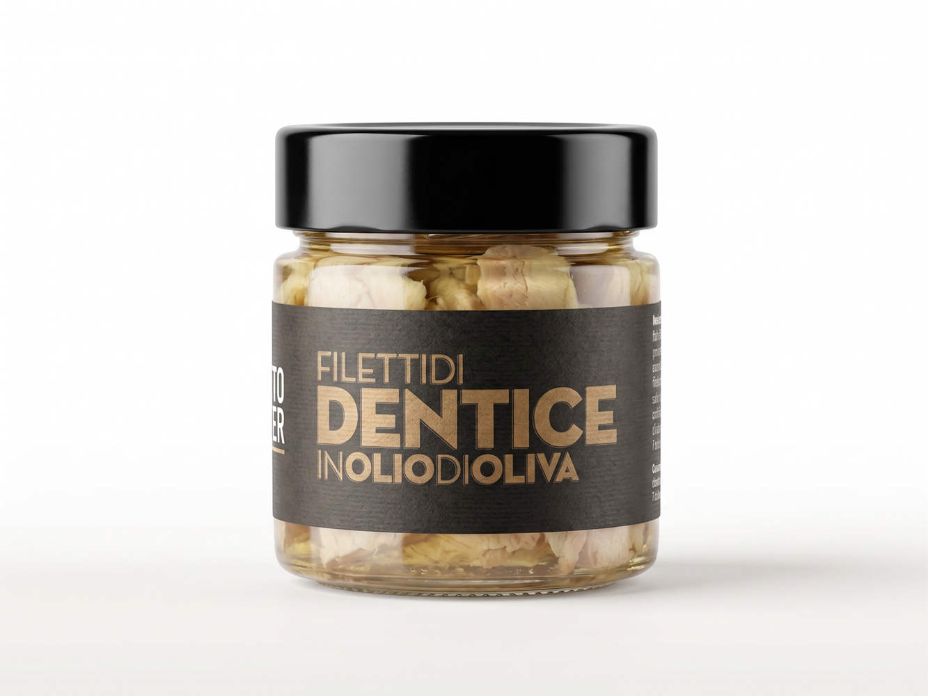 Filety ze Zubatce v olivovém oleji, 200 g (Filetti di Dentice)