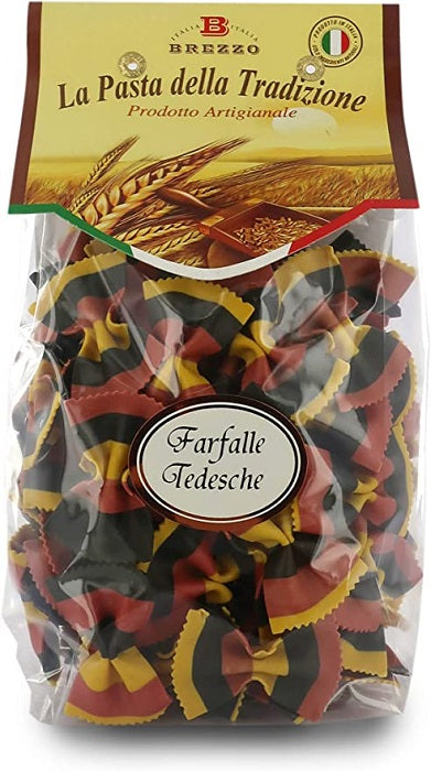 Dreifarbige Farfalle