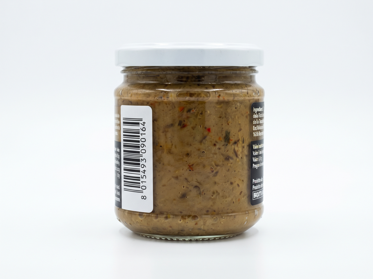 Krém z lilku a ančoviček, 180 g