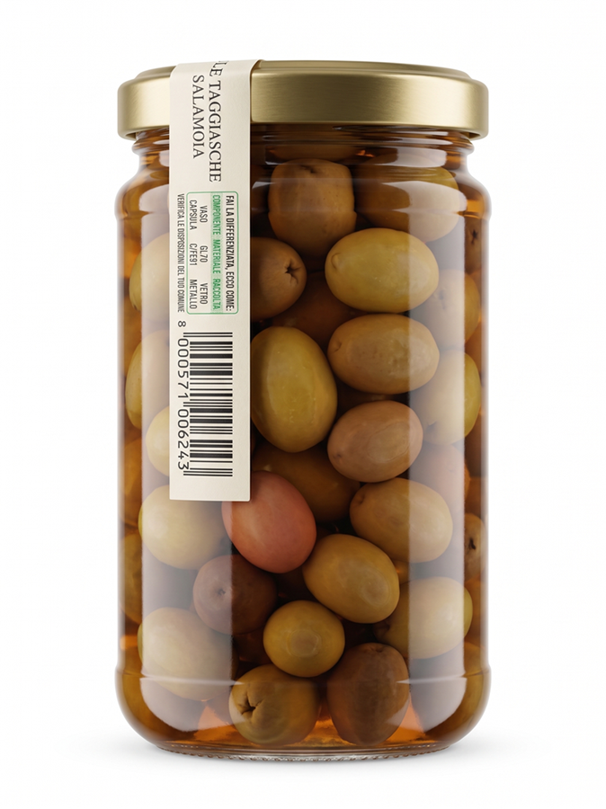 Olivy Taggiasche ve slaném nálevu, 290 g