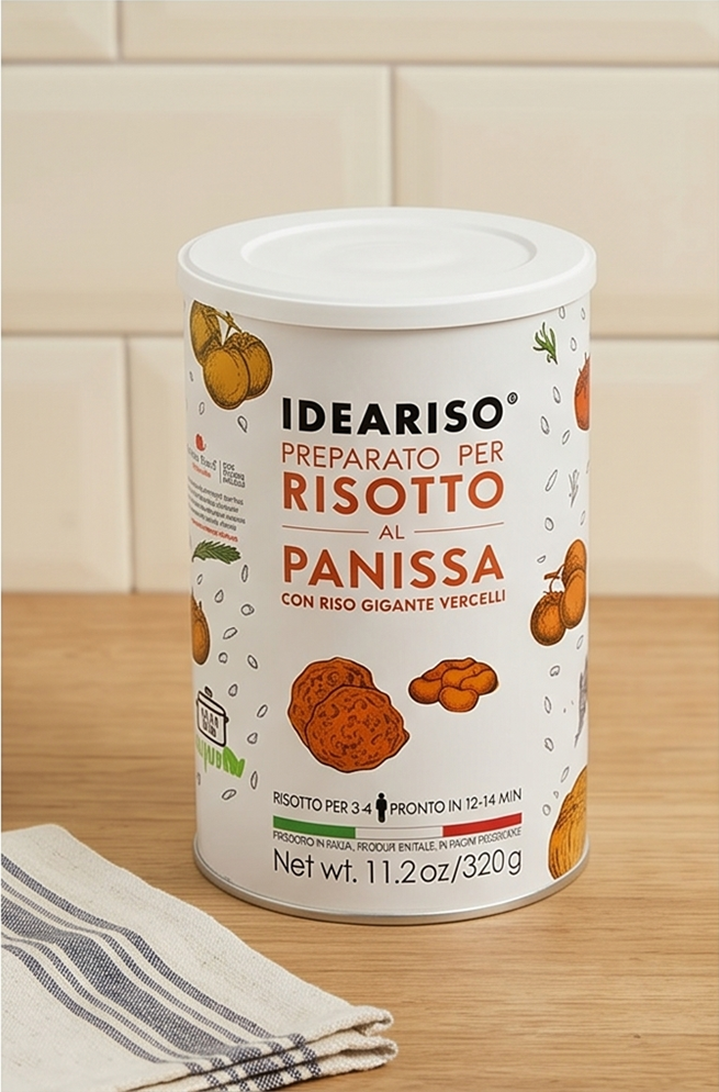 Italienisches Risotto mit Wurst und Bohnen, 320 g (Risotto Panissa Vercellese)
