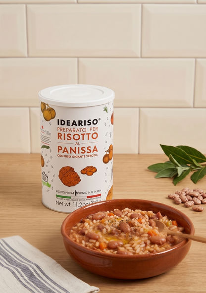 Italienisches Risotto mit Wurst und Bohnen, 320 g (Risotto Panissa Vercellese)