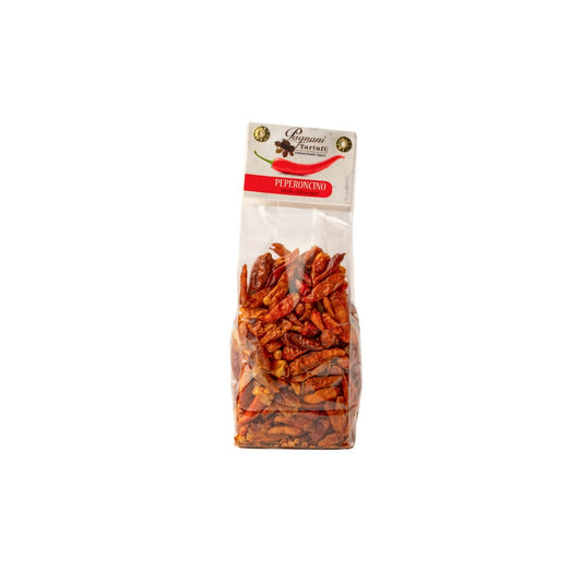 Whole dried Italian hot peppers, 100 g 