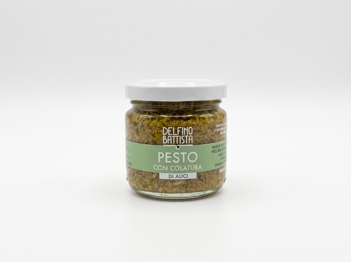 Pesto Cetarese s ančovičkovou šťávou, 90 g (Pesto con Colatura di alici)