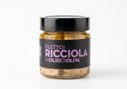 Filety z Kranasu Dumerilova v olivovém oleji , 200 g (Filetti di Ricciola)
