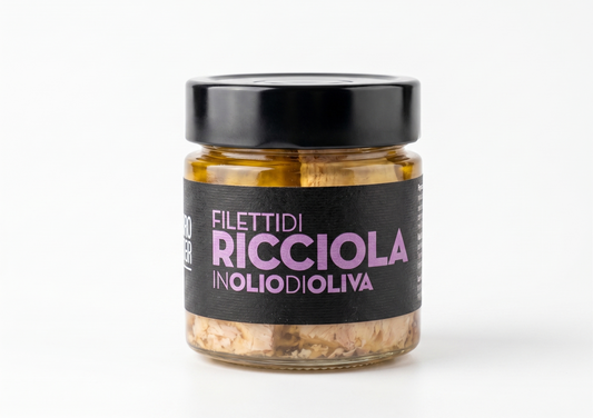 Greater Amberjack fillets in olive oil, 200g (Filetti di Ricciola)