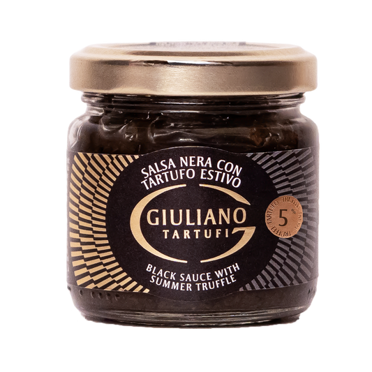 Schwarze Trüffelsauce mit Sommertrüffel 5%