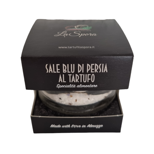 Sale blu di Persia con tartufo estivo