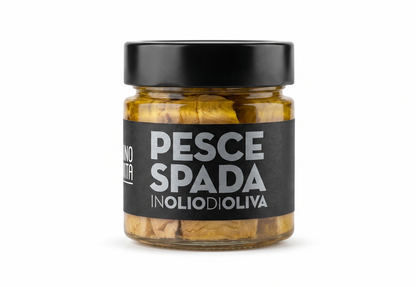 Filety z mečouna v olivovém oleji, 200 g (Filetti di Pesce Spada)
