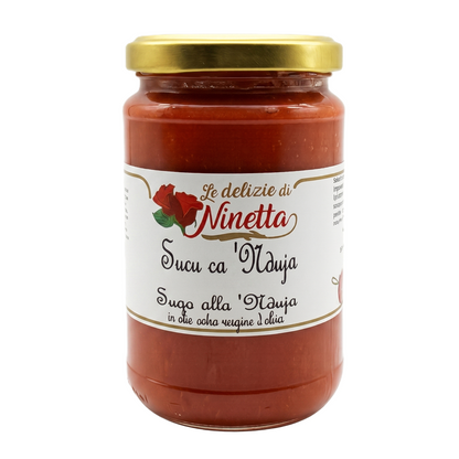 Rajčatová omáčka s pikantním kalábrijským salámem (Nduja), 290 g