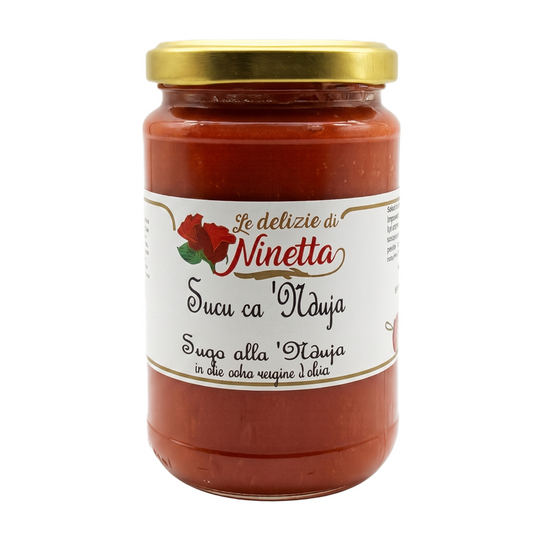 Tomato sauce with spicy Calabrian salami (Nduja), 290 g