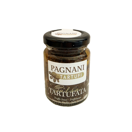 Trüffelsauce 10 % mit Trüffelscheiben (Salsa Tartufata)