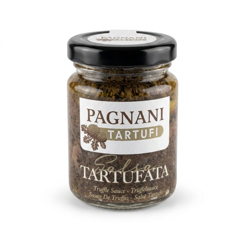 Salsa tartufata al 10% con scaglie di tartufo (Salsa Tartufata)