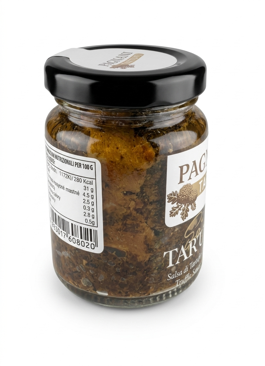 Salsa tartufata al 10% con scaglie di tartufo (Salsa Tartufata)