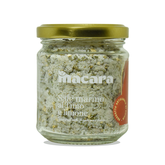 Sicilian sea salt with thyme and lemon, 300 g