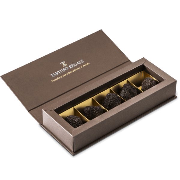 Čokoládový lanýž s hořkou čokoládou, 100 g (Tartufo Regale Black)