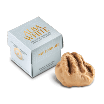 Čokoládový lanýž s bílou čokoládou, 20 g (Tartufo Regale Alba White)