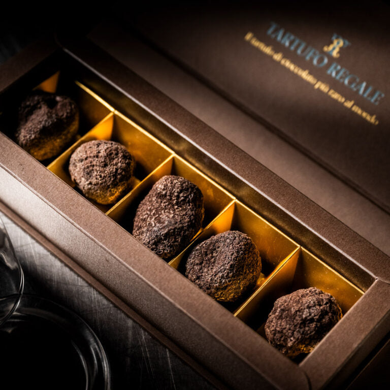 Čokoládový lanýž s hořkou čokoládou, 100 g (Tartufo Regale Black)