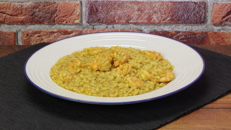 Italienisches Curry-Risotto mit Garnelen, 250 g (Risotto Gamberetti e Curry)