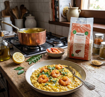 Italienisches Curry-Risotto mit Garnelen, 250 g (Risotto Gamberetti e Curry)