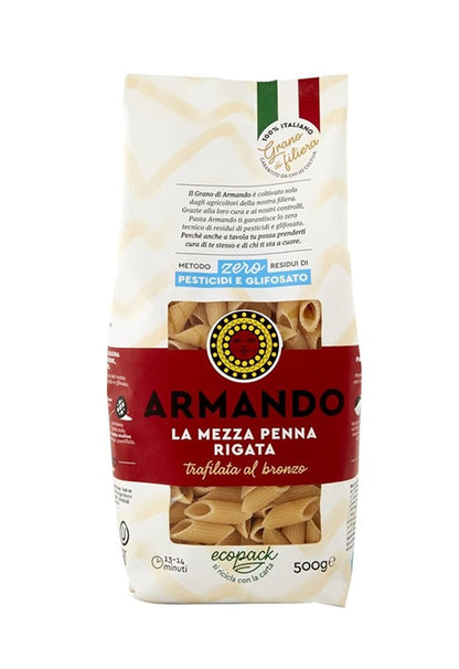 Mezze Penne Pasta Armando, 500 g – rückstandsfreie Methode