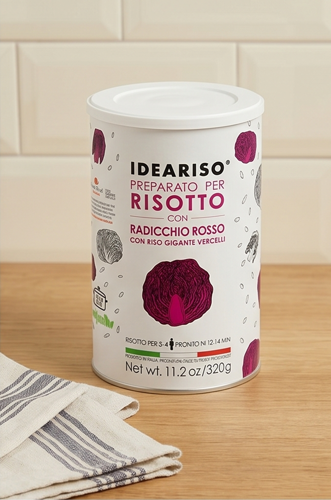 Italienisches Risotto mit Chicorée, 320 g (Risotto al Radicchio Rosso)