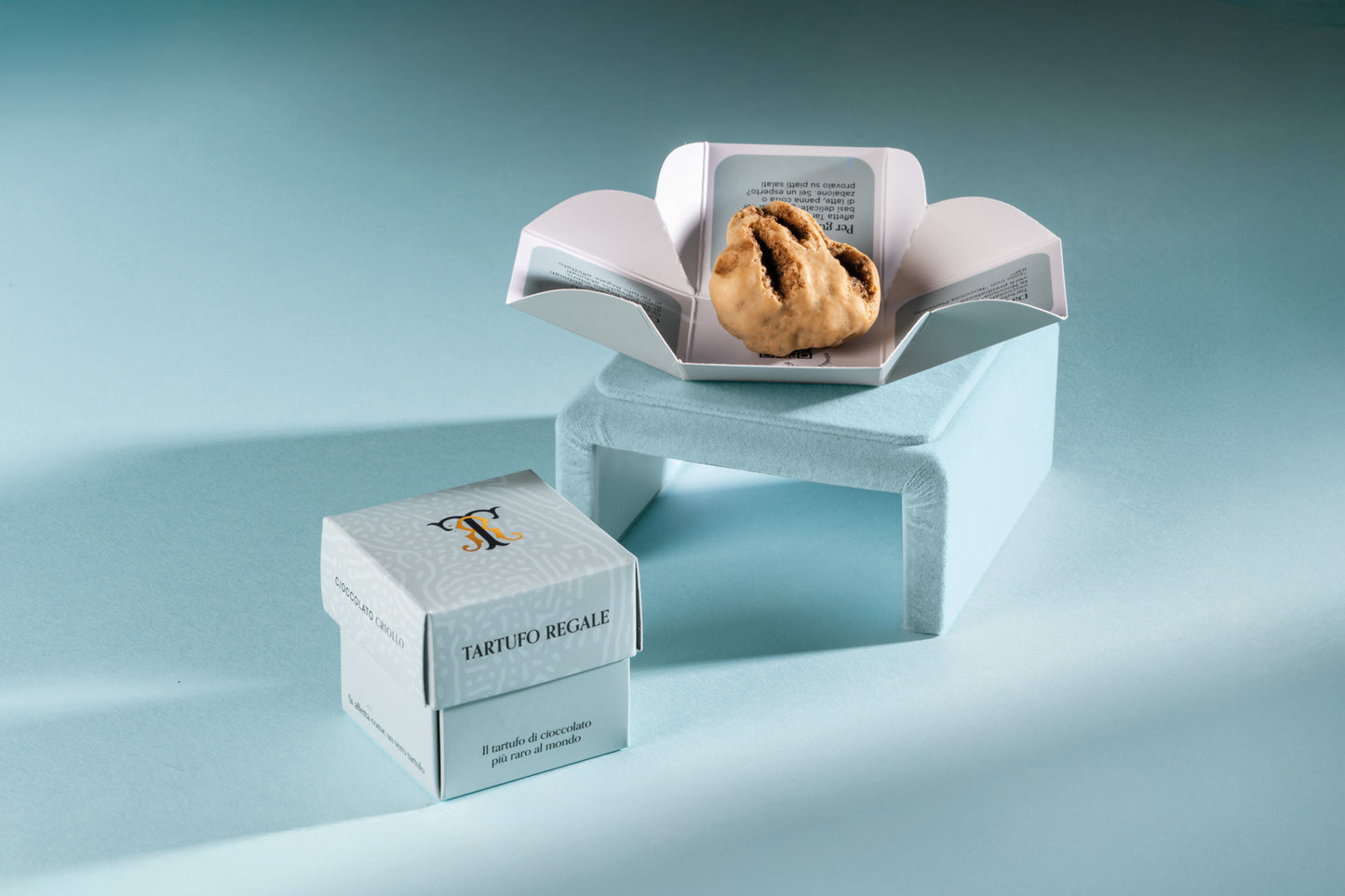 Čokoládový lanýž s bílou čokoládou, 20 g (Tartufo Regale Alba White)